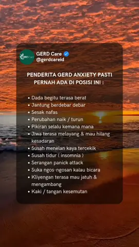 Penderita Gerd Anxiety pasti pernah ada diposisi ini  #asamlambung #maagh #anxiety 