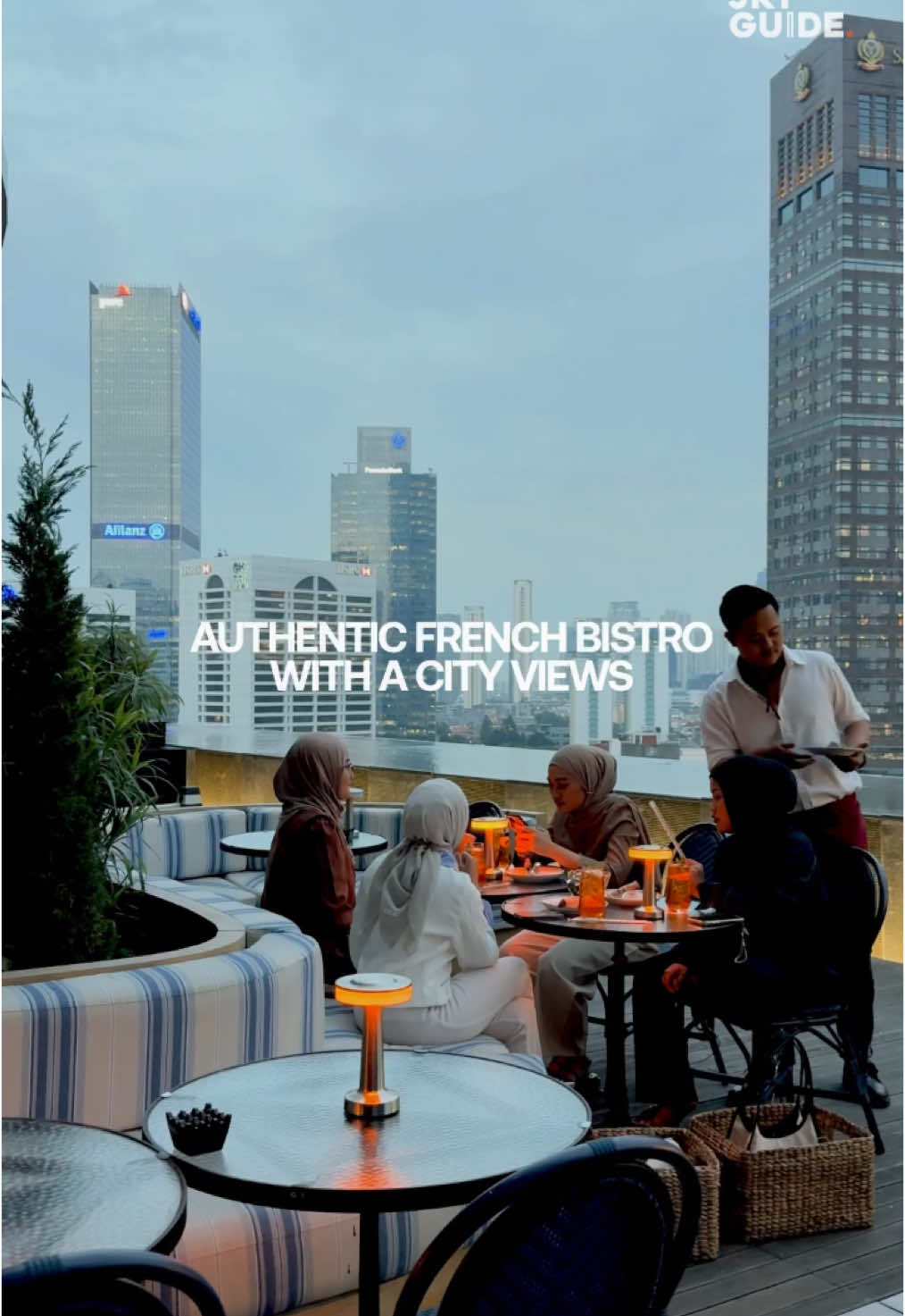 Baru! spot hangout dengan city view Jakarta 😍 #parisbistro #jakarta #jktguide 