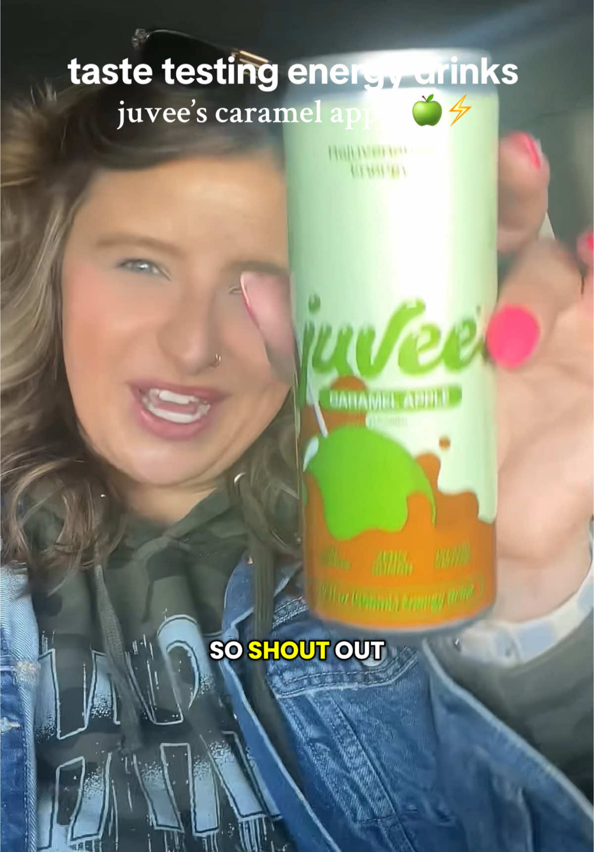Replying to @Sassy_fromIL✌🏼 another day, another @Drink Juvee energy drink 🍏⚡️ #drinkjuvee #juveeenergy #dollartree #dollartreefinds #brumate #brumatehopsulator @BrüMate #tastetest #energydrinkaddicts 