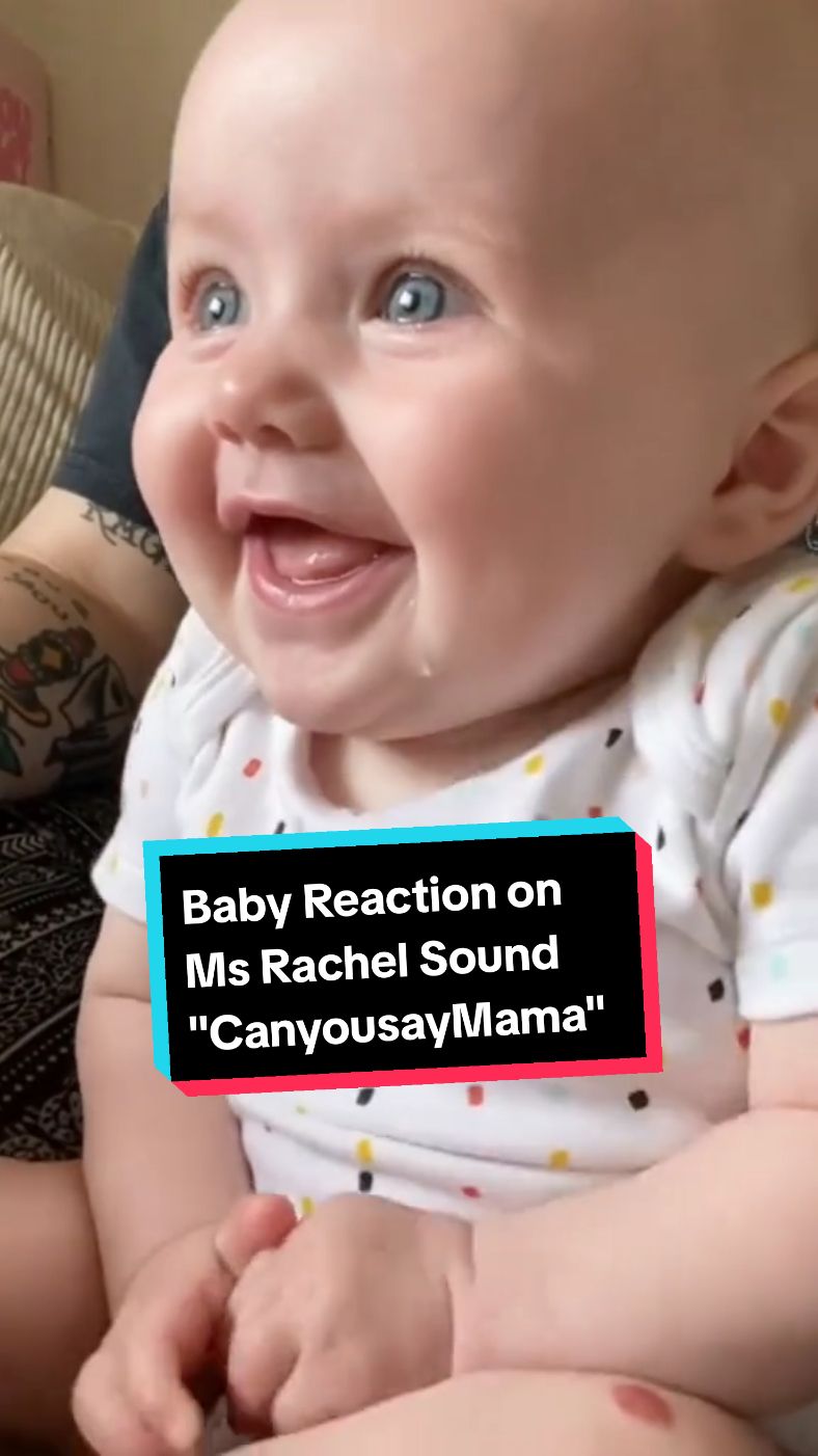 Baby happiness on Ms Rachel Sound. #baby #cutebaby #msrachel #canyousaymama #sounds #goviral #monetizartiktok #foryoupage❤️❤️ #fyp 