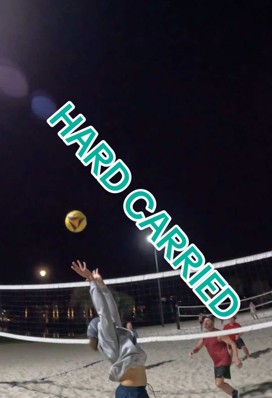 GETTING HARD CARRIED!! #volleyball #beachvolleyball #pov #povs #sports #compilation #satisfyingvideo #gopro #fyp #beach 