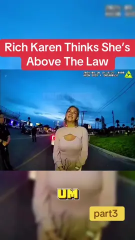 Rich Karen Thinks She’s Above The Law #cops #police #copsusa #foryou #policeofficers 