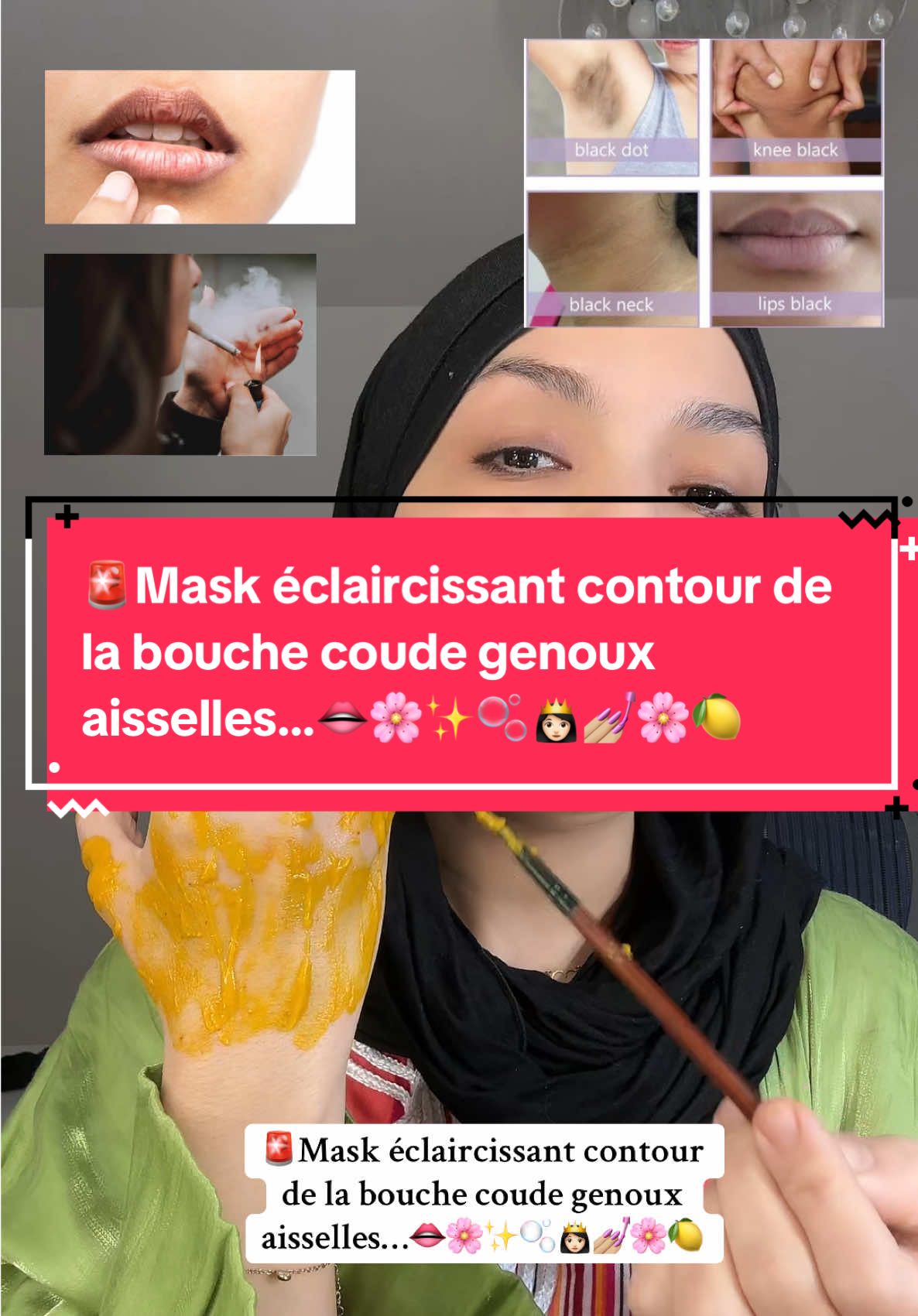 🚨Mask éclaircissant contour de la bouche coude genoux aisselles…👄🌸✨🫧👸🏻💅🏼🌸🍋 . . . #eclaircirlesessailles #eclaircissant #mask #ingredientsnaturels #fumeurs #lips  @Garder le sourire🇹🇳🇫🇷🕊️  @Garder le sourire🇹🇳🇫🇷🕊️  @Garder le sourire🇹🇳🇫🇷🕊️ 