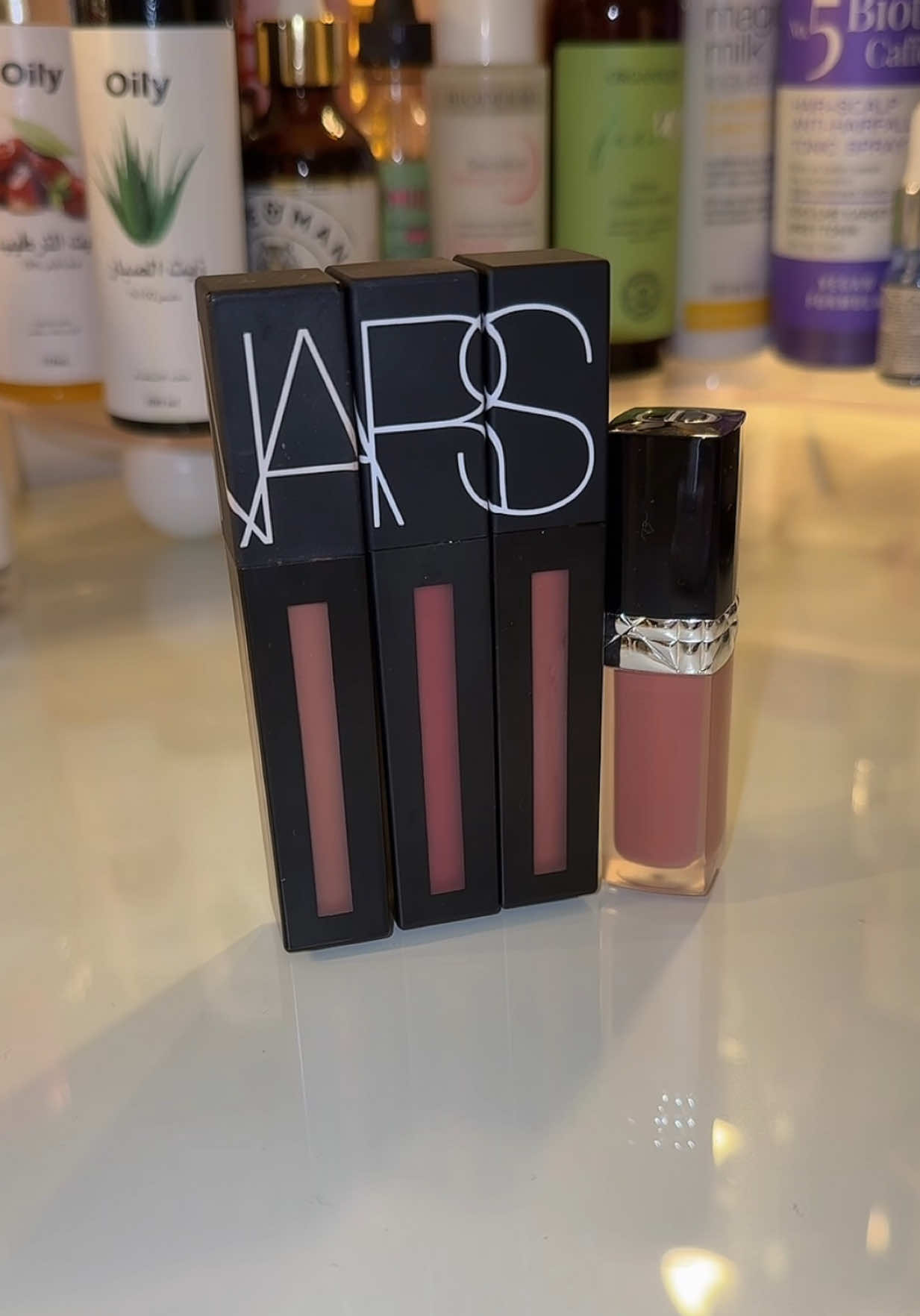 #diorliquidlipstick #diorrougeforever #Nars #dior #diormakeup #ديور #نارس   @Diorbeauty @Nars Cosmetics #lipstick @Dior 