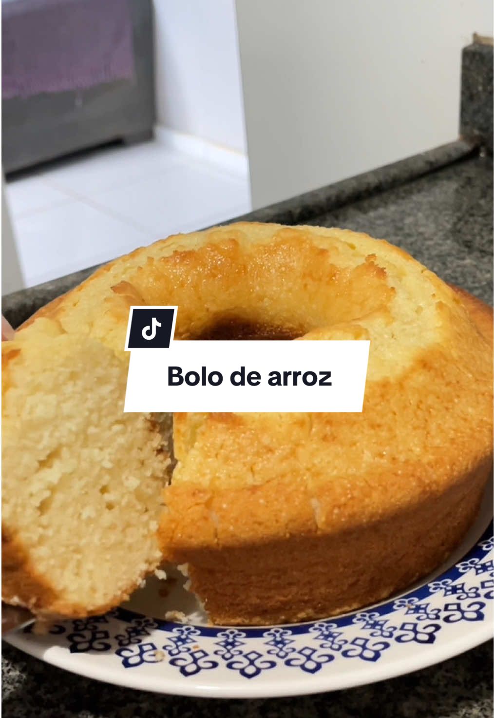 Bolo de flocão de arroz 😍 #receitas #cozinhando #receitafacil #bolo #bolocaseiro 