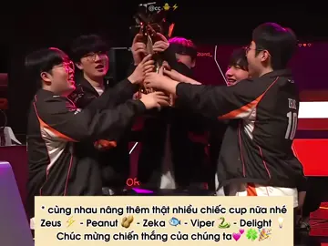 Hihi cảm ơn vì đã chiến đấu hết mình nhé,HLE25 CỐ LÊN 🎉🍀👏🏻 #zeus #choiwooje #peanut #zeka #viper #delight #hle #hle25 #hlewin 