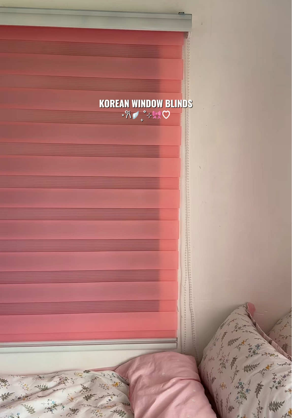 HIGHLY RECOMMEND ⋆𐙚₊˚⊹♡ KOREAN BLINDS !! #fyp #fyppppppppppppppppppppppp #trend #blinds #koreanblinds #windowblinds #pinkblinds #pinkroom ##RoomTour#rollerblinds 