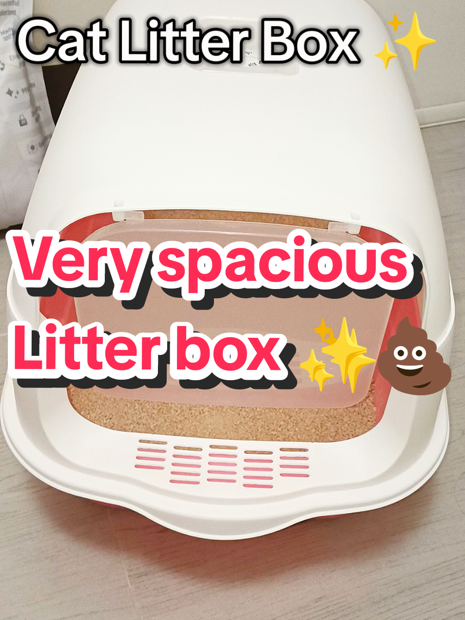 Perfect litter box for your furbaby. The door helps to prevent the litter and smell from spreading out together with the odor eliminator which keeps your room fresh and clean. ✨😻💩🐾 #FYP #foryoupage #Furbaby #Cat #CatLife #Pusa #Meow #LitterBox #CatLitterBox 