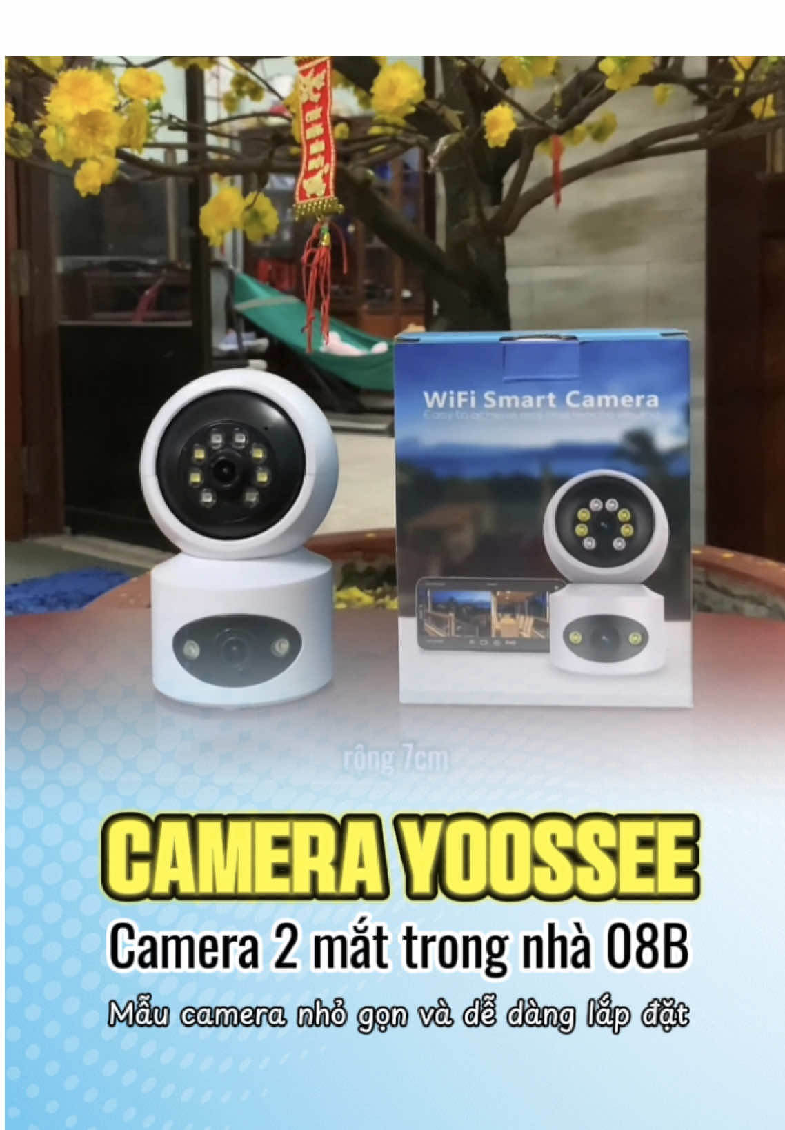 Camera yoosee 2 mắt trong nhà 08B là mẫu camera hot nhất hiện này.                                                          #camerayoose #cameratrongnha #camera2mat #camerawifi #cameragiamsat 