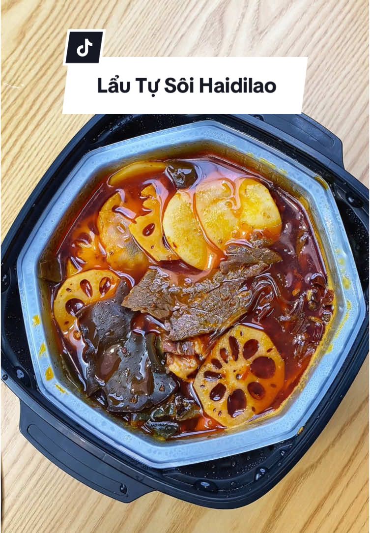 Lẩu Haidilao ngoài tiệm có giống lẩu tự sôi Haidilao không mấy bà ui ? #khoaitay2k #AnCungTiktok #reviewanngon #lautusoihaidilao #lauhaidilao #vtvcab 