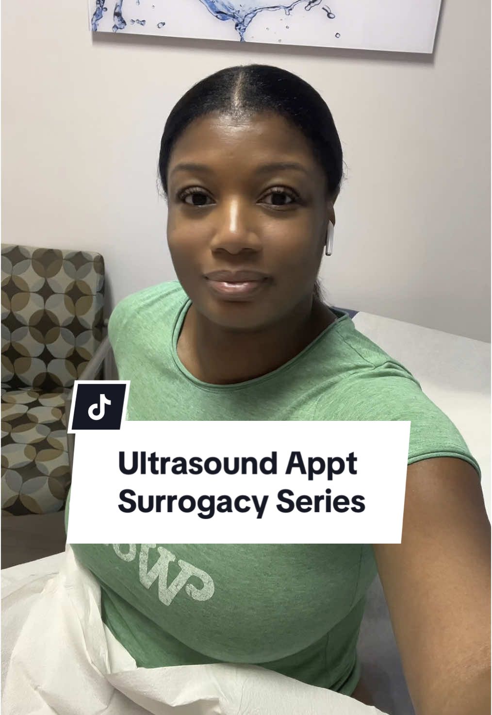 Heartbeat confirmation and ultrasound day! Excited to see this little miracle in the making for surrogacy journey ✌🏾! #ultrasound #heartbeat #surrogate #surrogacy #surrogacyjourney 