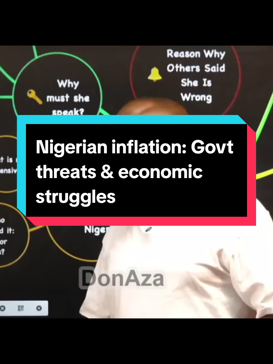 Nigerian inflation: Govt threats & economic struggles