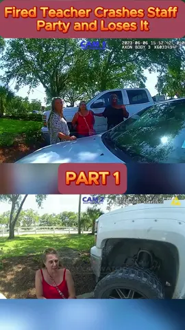 Fired Teacher Crashes Staff Party and Loses It - Part 1 #cops #copsoftiktok #copsontiktok #copstiktok #police #chase #copschase #foryou #fyp #usa 