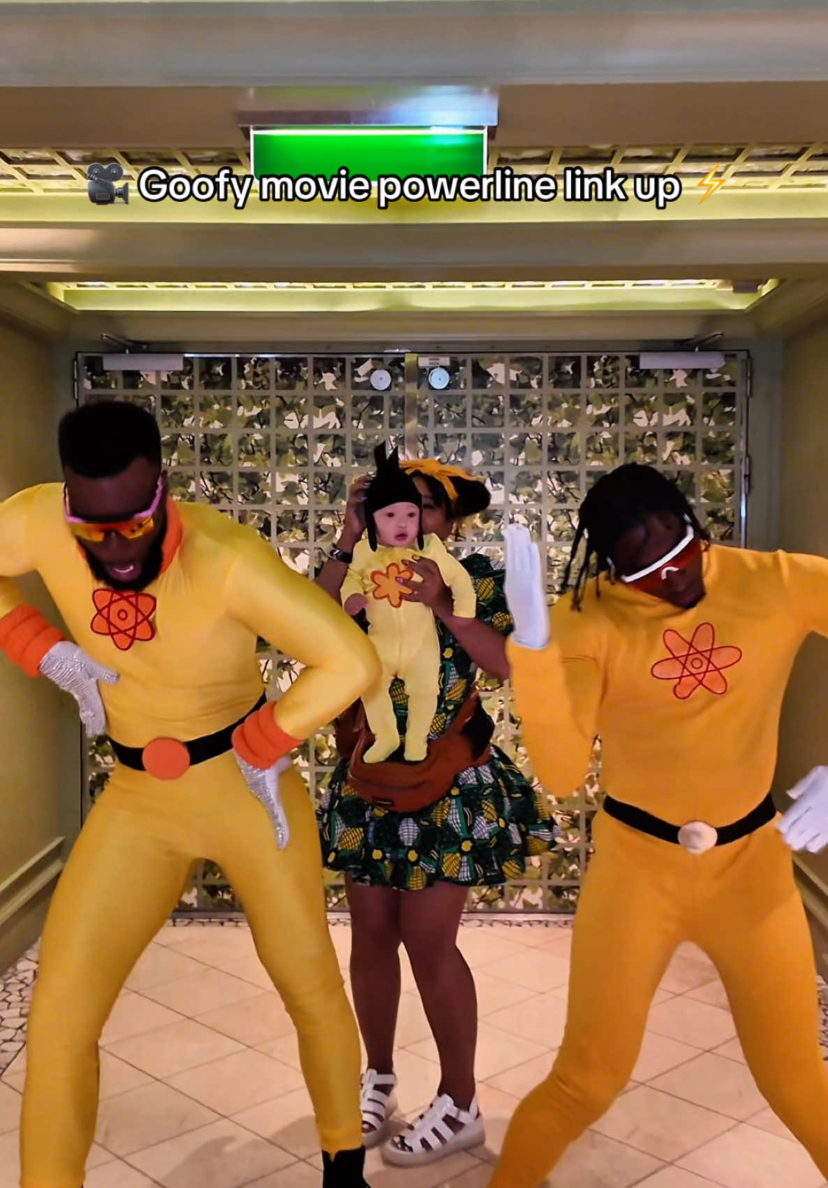 🙌🏾His smile at the end though?! 😁⚡️Celebrating Disney’s 30 years of A Goofy Movie with our Powerline fits! @Disney cruise line @Disney Parks #DisneyPowerOfJoy #disney  #disneycruise