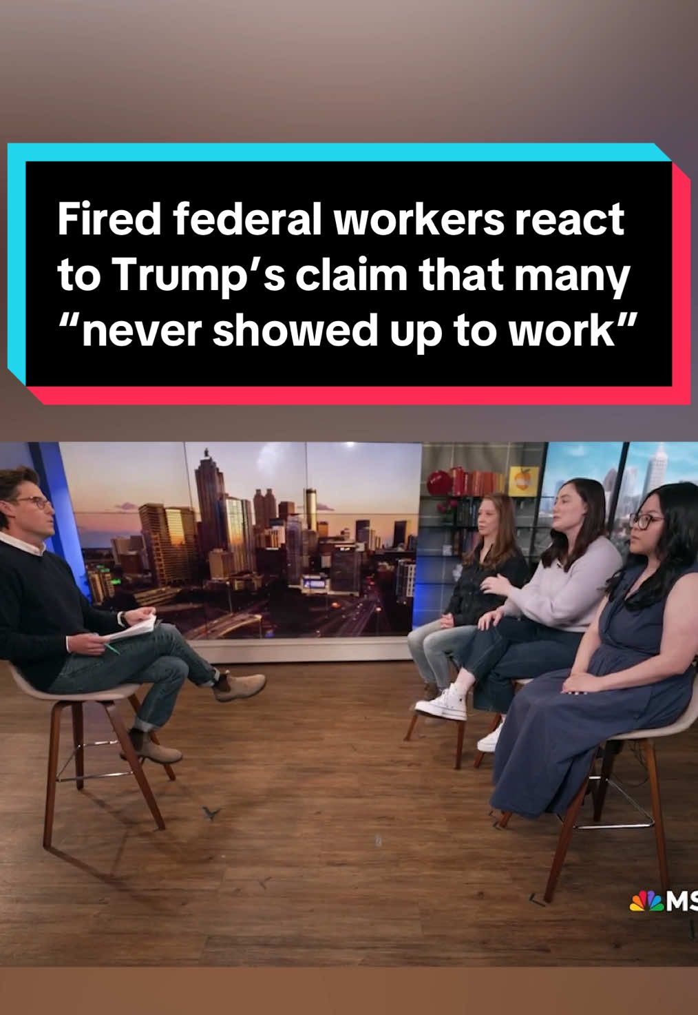 NBC News' Jacob Soboroff spoke with fired federal workers — who previously worked at the Centers for Disease Control and Prevention — about Trump's recent comments claiming that many federal workers 