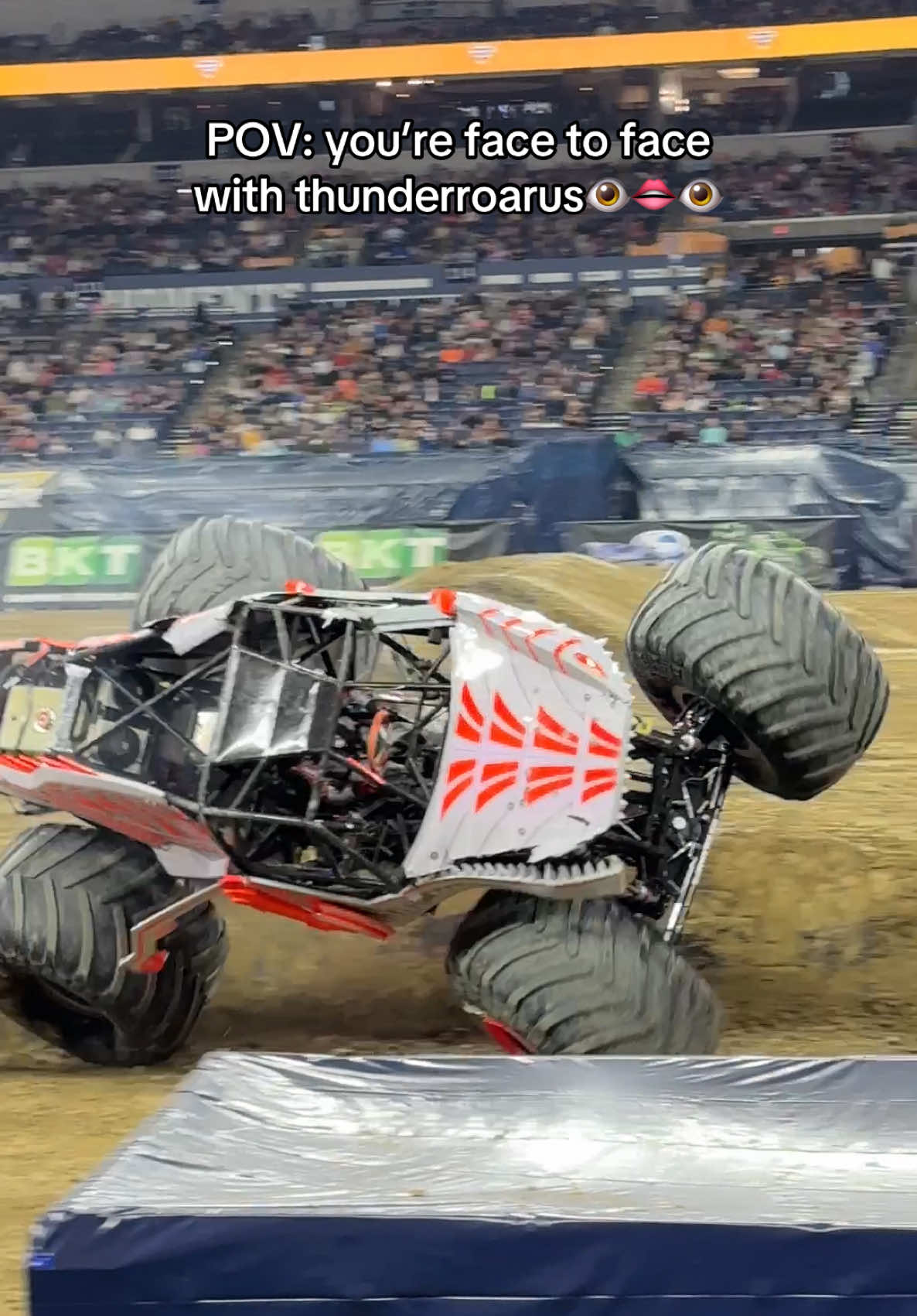indy @Monster Jam was my fav that we’ve been to so far😮‍💨 #monsterjam #monstertrucks #thunderroarus #lucasoilstadium #indy 