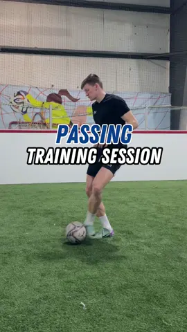 Passing Training Session Here’s how to improve 📈 your passing 🎯 in 45 minutes ⏰:   1️⃣. You’re going to start with one touch wall passing for 5 minutes 2️⃣. You’re going to do some two touch wall passing for 10 minutes 3️⃣. You’re going to work on passing towards a mini goal or target for 10 minutes 4️⃣. You’re going to work on dribbling and passing for 10 minutes 5️⃣. Finally hit some long ball pings for 5 minutes ✅ Save & Try  #passing #footballtraining #soccerdrills #footballer #Soccer 
