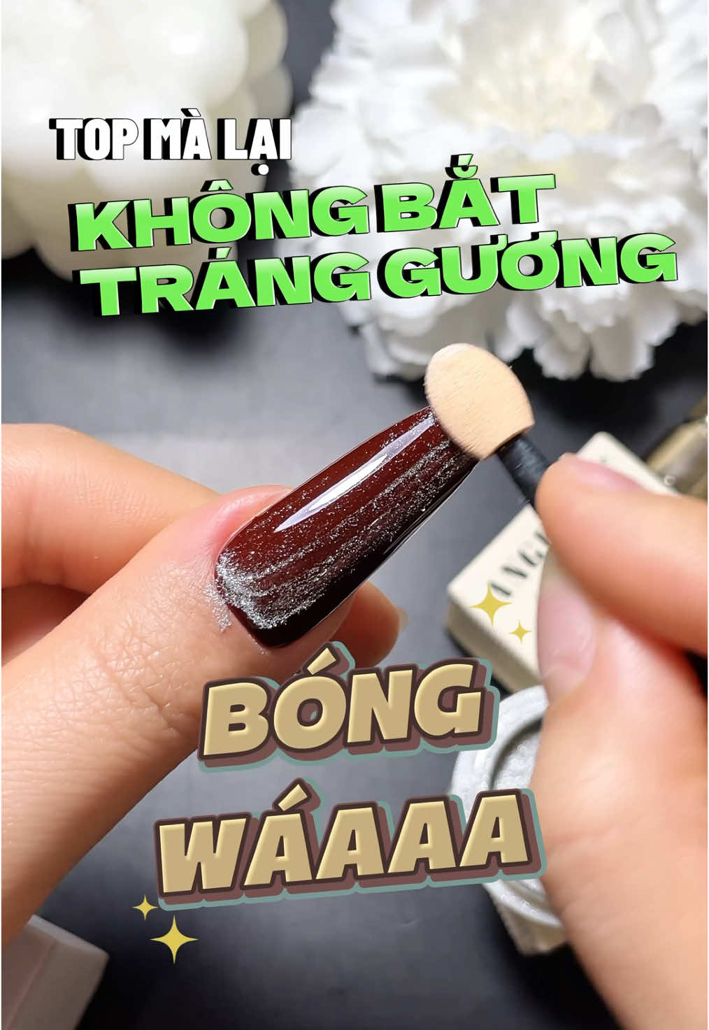 Top siêu bóng k không chà được tráng gương nha mấy bà 💅 #nghechuchot #xuhuong #trending #nail #nailtutorial #nailartist #nails #nailart #nailtech #nailkorea #nailđẹp #nailxinh_moingay #nailartdesign #nailhot2024 #nailtayxinh #nailcare #nailvideos #nailvideos #noel #christmas 