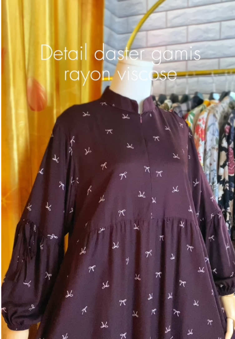 daster gamis rayon viscose cantik banget lengan ngebalon ada tali dibagian lengan juga😍❤️💕🔥🔥  #dastergamis #fyp #gamiskekinian #gamisrayon #dressrayon #masukberandafyp #rayonviscose #rayonpremium #busuifriendly #gamisbusui #dasterbusui #hijabfriendly #fypシ゚ #xyzabc 