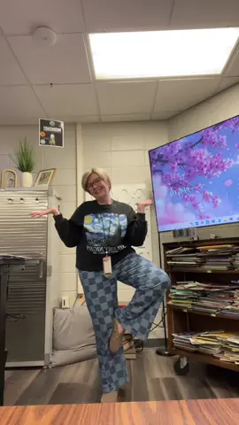 Even on a day I feel bad, my OOTD is going to be bold. Grab your checkered denim below. #OOTD #teachersoftiktok #teacherootd  #fyp #massfollowing🔥🔥 