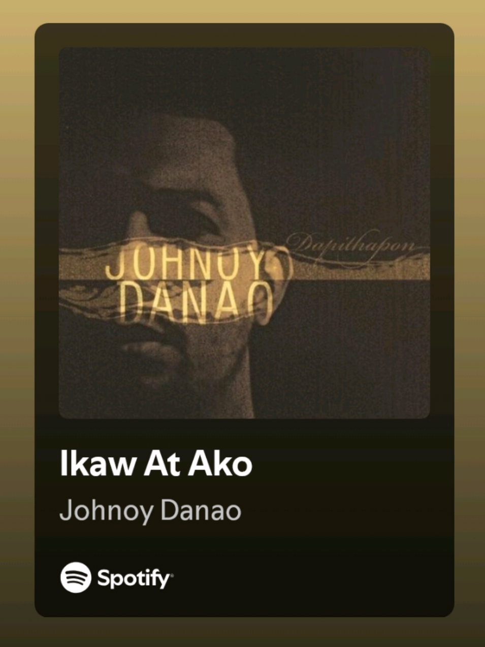 Ikaw at Ako by: Johnoy Danao #MusicLover #lyrics_songs #spotify#fypシ゚ #tiktok 