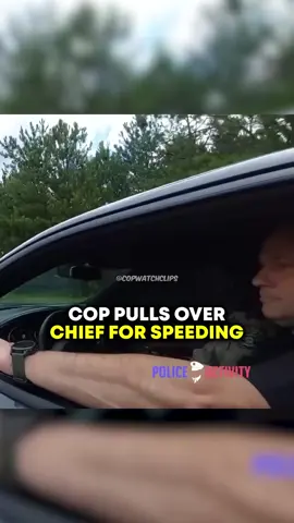 Cop Pulls Over CHIEF For Speeding 😬