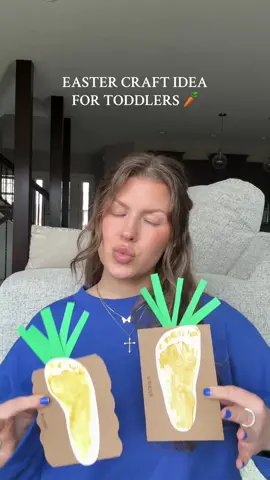 part 2 | toddler easter craft series 🥕🐣🤎 Okay, I’m a little emo knowing next year their feet will probably be too big to do any foot crafts 😭 Save this to come back to ✨  #eastercrafts #easteractivitiesforkids #easycraft #easycraftsforkids #fyppp #toddlercrafts #eastercraft #toddlermom #momcontent #artsandcrafts 