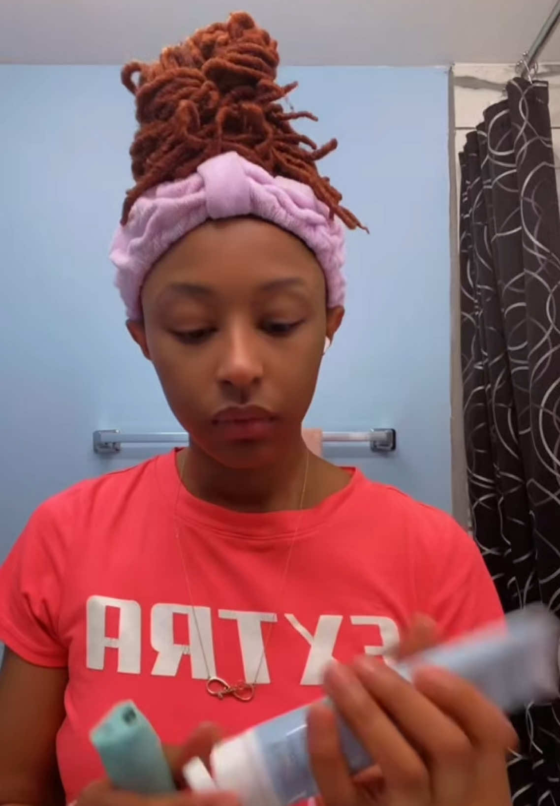 ✨Nightly Skincare✨ Definitely Had To Wash My Face Real Good Tonight After Doing My Hair All Day (Gonna Do A Video On That Shortly🥹😅) Anyways Don’t Forget To Wash Your Face Before Bed Goodnight Y’all🌙💤 * Cleanse Face w/ FirstAidBeauty Pure Skin Face Cleanser, Rinse w/ Warm Water * Rinse & Wipe Face With Clean Skin Club Clean Towel XL * Wipe Face With Dickinson’s Witch Hazel W/ Rose Water & Hyaluronic Acid * Apply Serums: FirstAidBeauty 10% Vitamin C Brightening Serum & CosRX 6-Peptide Skin Booster Serum * Apply FirstAidBeauty Ultra Repair Cream * Apply SheaMoisture Daily Hydration Overnight Face Oil w/ 100% Virgin Coconut Oil * Apply Milani Avocado Hydrating Eye Cream  * Apply Vitamasques Lip Butter Balm (I Have Wild Cherry🍒 ) @First Aid Beauty @Clean Skin Club @Dickinson's Witch Hazel @COSRX Official @COSRX US @SheaMoisture @Milani Cosmetics @Vitamasques #SelfCare #selflove #selfcaretok #selfcaretiktok #skincare #skincareroutine #skincaretiktok #skincaretok #contentcreator #skincarecreator #selfcareisselflove 