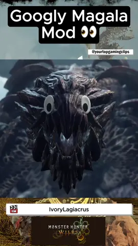Googly Magala Mod 👀 #FYP #mhw #monsterhunter #monsterhunterwilds #mhwilds #モンスターハンター #キャラメイク #モンスターハンターワイルズ #monhun
