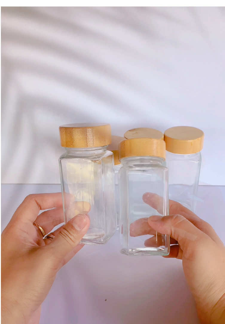 Condiments bottle/spice jars✨pasok na pasok sa team kahoy🌴#condimentsbottle #bottleforcondiments #condimentscontainer #herbsandspiceses #condimentsbottleset #condimentsbottles #spicestorage #spicesbottle #spices #spicesbottles #spicejars #spicejar #spicesglassjar #cobdimentsdispenser #glassdispensers #condimentsdispenser #spicejars #spicejarorganizing #spicejarsandlabels #spicejarswithlabels #glassspicejars #glassspicejarswithlabel #glassspicejarswithbamboolid #glassspicejarseasoning #glassspicejarset 