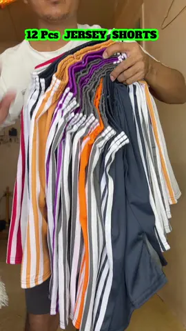 12 pcs BUNDLE JERSEY SHORTS for Men & Women Assorted Color.     #JerseyShorts #BundleJerseyShorts #BundleShorts #Jersey #Shorts #ShortsforMen #MenShorts 