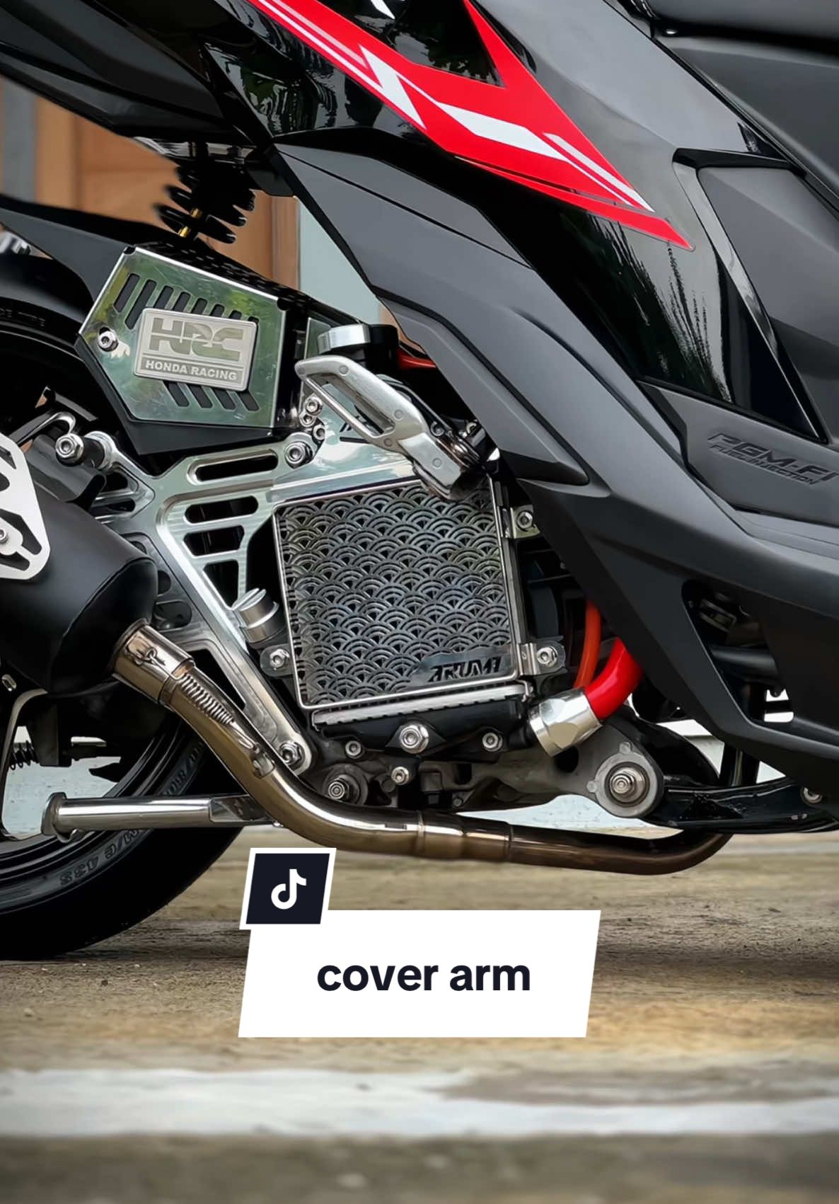 pasang cover radiator terbaru dari arm keceh nih gaes 🤩#vario #vario125new #fyp #variomodifikasi 