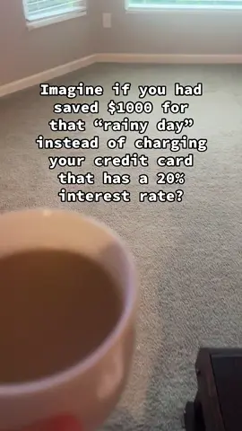 You think of I will just charge this one event and pay it off. But then something else happens and then maybe a third cause bad things come in three right…. Pretty soon you have major expenses charged with 20% interest. What if you had skipped a couple take out nights, coffee runs and amazon purchases and just put some cash away. How different would you feel ?? #debtfreecommunity #sinkingfunds #PersonalFinance #financialfreedom #savingmoney 