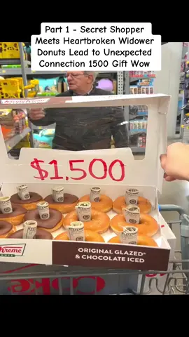 Part 1 - Secret Shopper Meets Heartbroken Widower Donuts Lead to Unexpected Connection 1500 Gift Wow  #emotion #emotional #surprise  #fyp #cry #moment #gift #help #heart  #trending #usa #secret #shopper #meets #heartbroken #widower #donuts #lead #to #gift #wow 