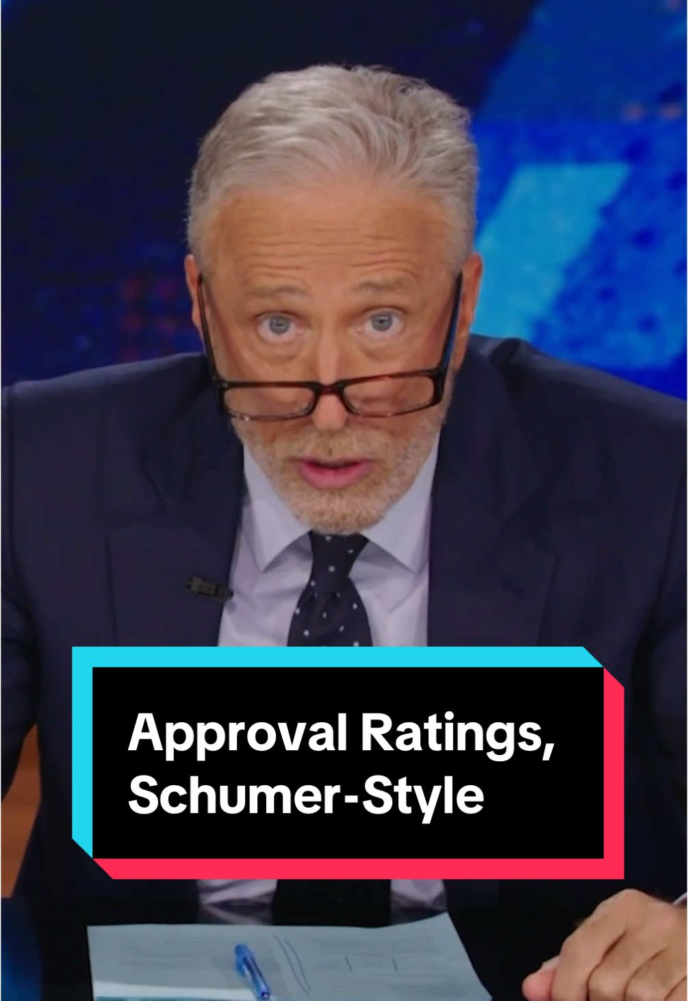Does Chuck Schumer realize Democratic approval ratings are sinking to low-power mode numbers? #DailyShow #ChuckSchumer #Democrats 