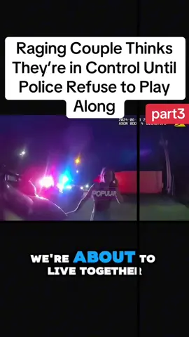 Raging Couple Thinks They’re in Control Until Police Refuse to Play Along #cops #police #policeofficer #bodycam #crime #law 