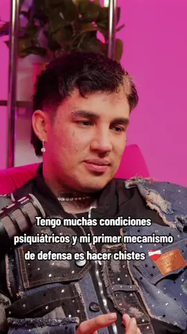Tengo muchas condiciones psiquiátricos y mi primer mecanismo de defensa es hacer chistes ❤️‍🩹 #podcastValentino #hablemosdetal 