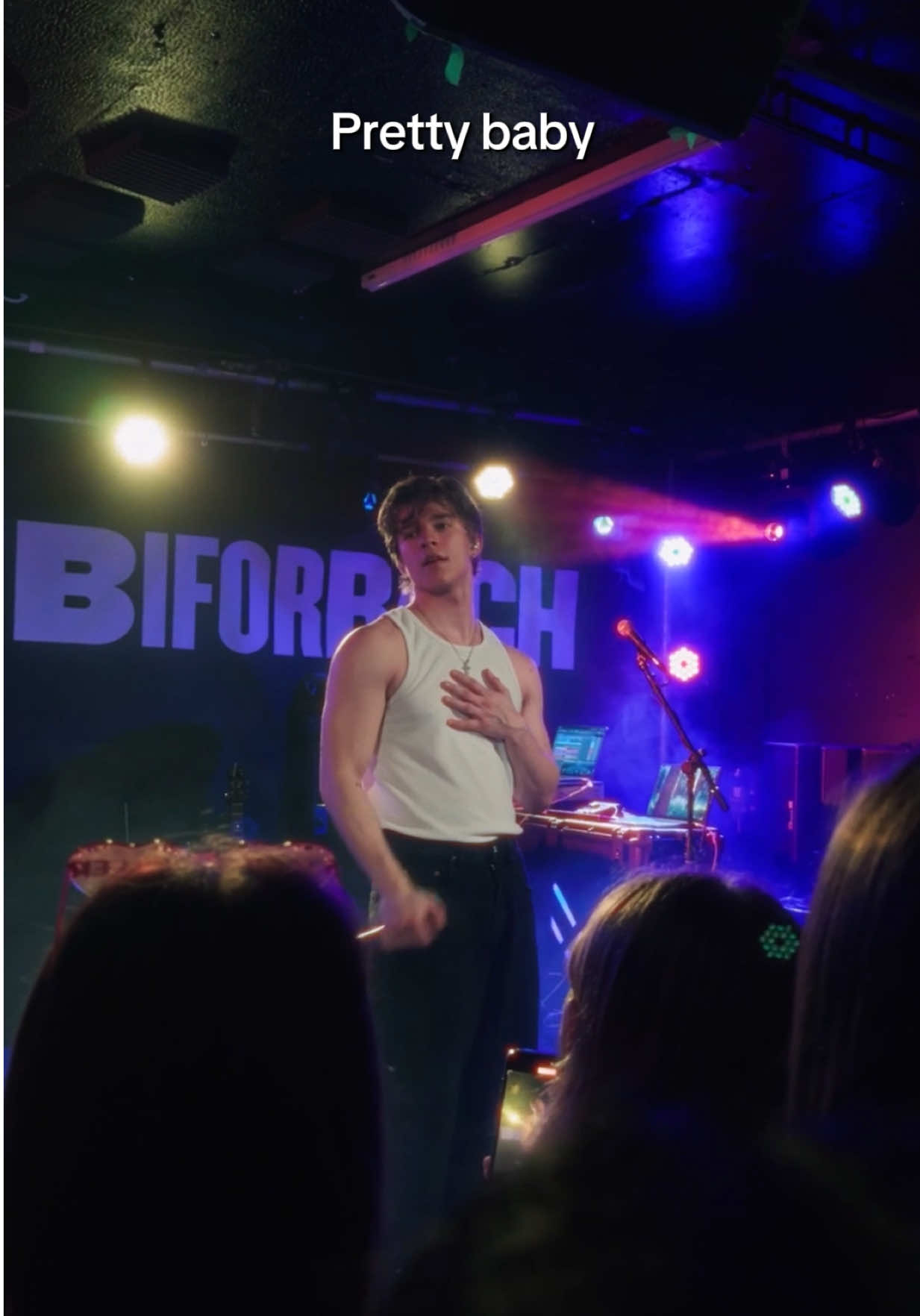 I love singing to the shyest person in the front row 