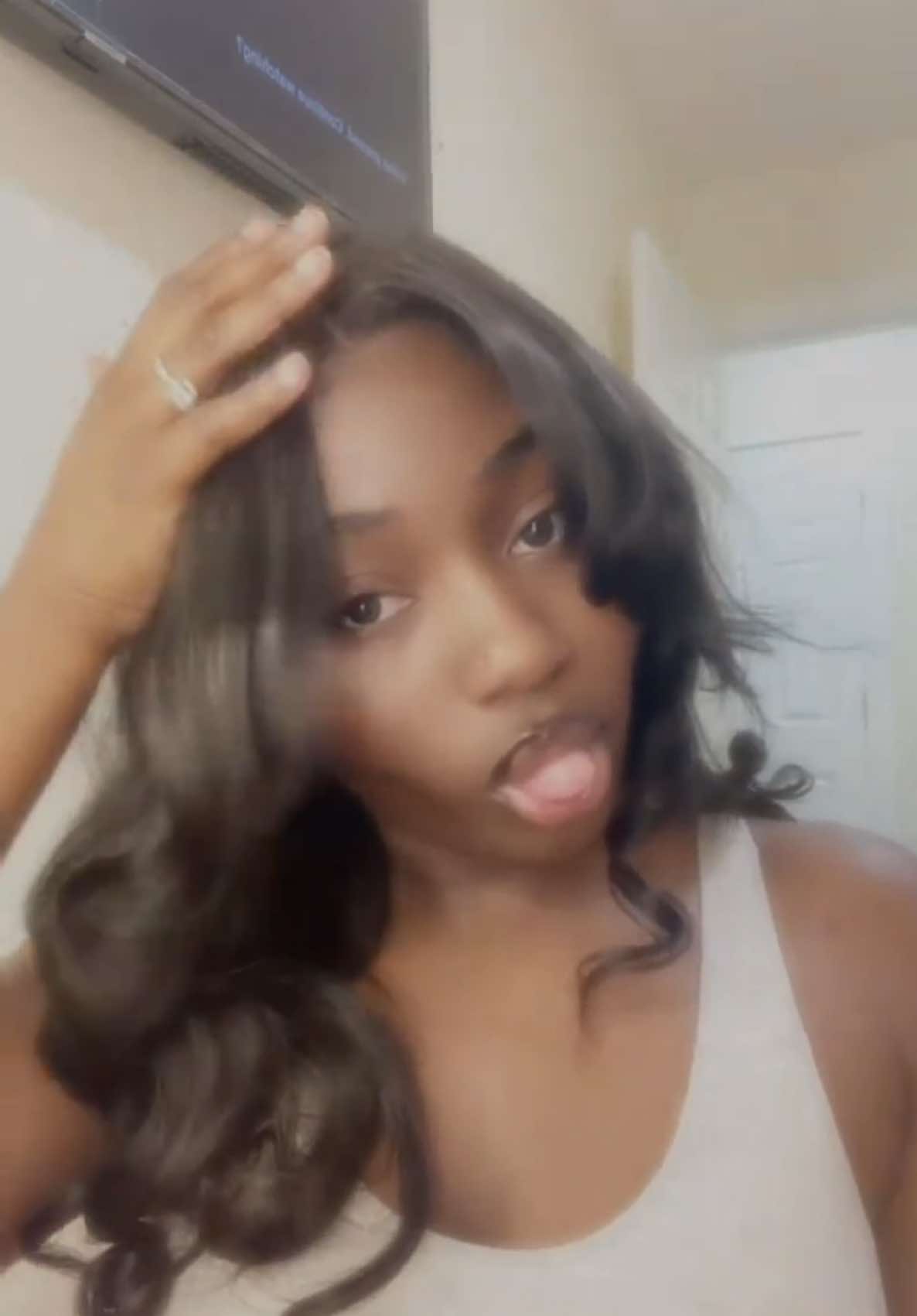 Wig @Aaliweya ❤️.  #wiginfluencer #wiginstall #notabot #Fyp #fypシ 