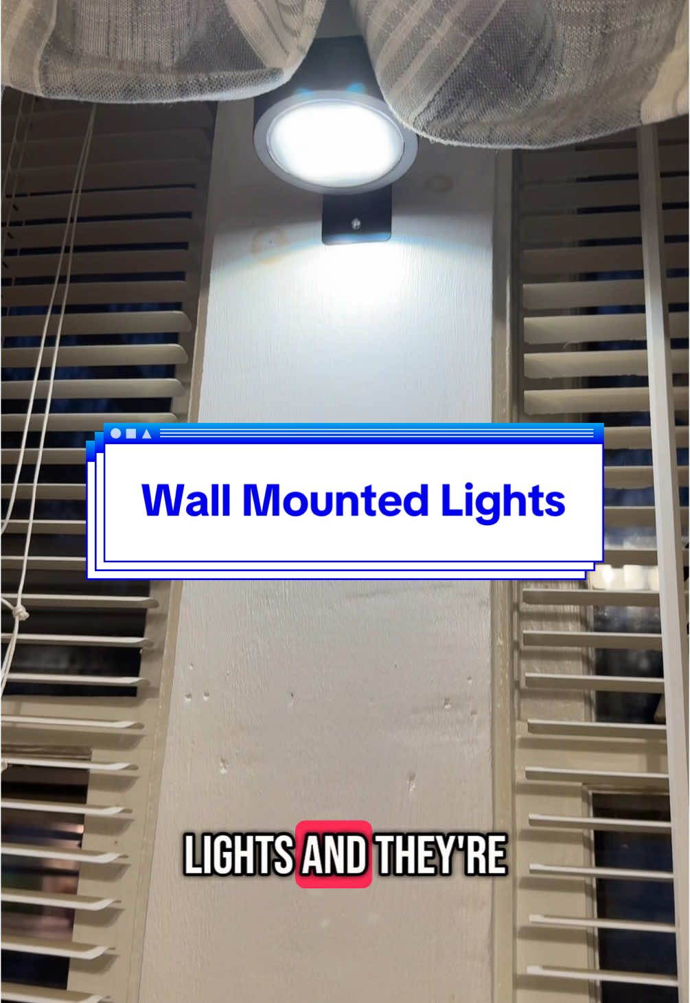 These wall mounted battery powered magnetic lights are perfect for those dim spots that need light fixtures! I love the remote as well! #walllights #wallmountedlights #batterypoweredlights #artlighting #bedsidelights #remotecontrolledlights #lights #lighting #indoorlights #ttshome #giftguide #springtok #ttsdelightnow #ttslevelup #creatorboostcamp #tiktokshopspringglowup 