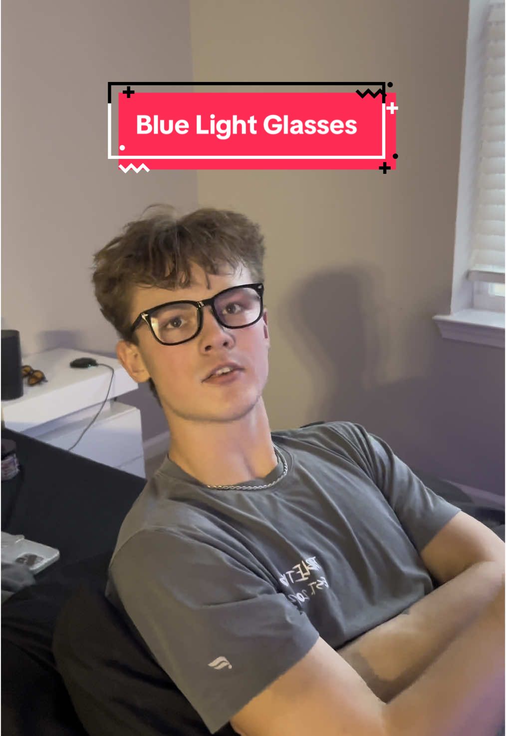 Bros watching a squirrel documentary 😭 #fyp #tiktokshop #bluelightglasses #glasses 