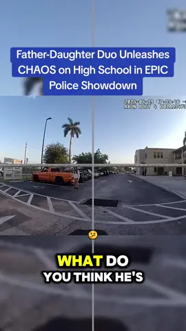 Father-Daughter Duo Unleashes CHAOS on High School in EPIC Police Showdown #cops #copsoftiktok 