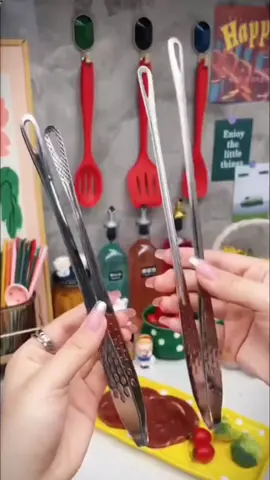Kẹp gắp thức ăn inox 304 mẫu mới cán dài 24/28cm #kepgapthucan #kepnuongthit #dungcucamtay #dungcutienich 