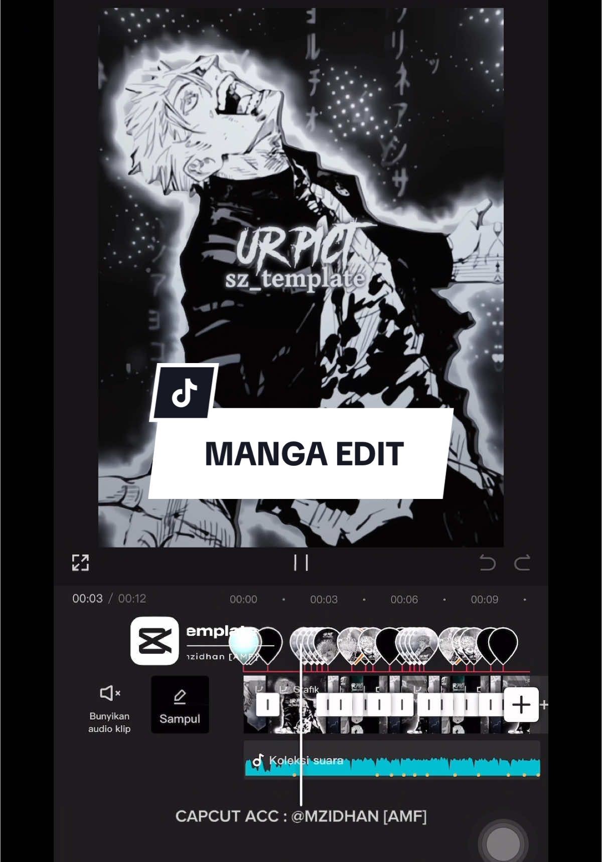 #CapCut Manga Template 🔥😎 | #beatsync #manga #mangaedit #gojo #gojousatoru #jjk #jujutsukaisen #trendingvideo #templatecapcut #fyp #sz_template 
