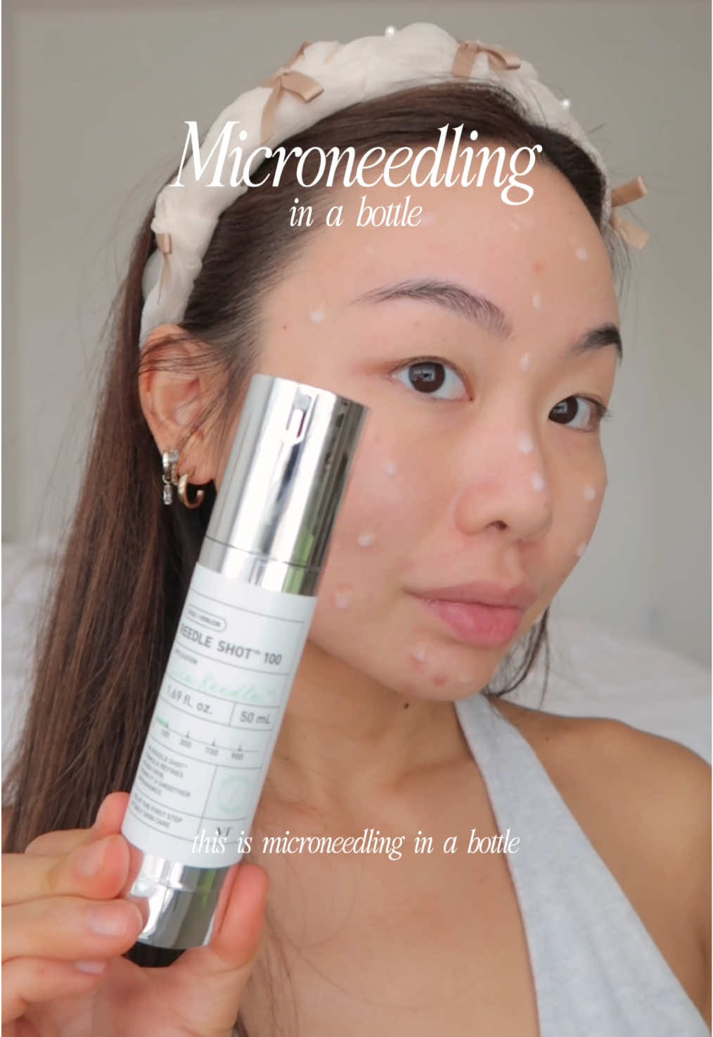 Korean skincare is next level 🪡 vt reedleshot 100 is like microneedling in a bottle! it DOES sting a little so be warned!! but beauty is pain 🤪 @VT Cosmetics US #koreanskincareproducts #kbeauty #microneedlingathome #vtreedleshot100 #koreanbeautyproducts #vtcosmetics #microneedlingface 