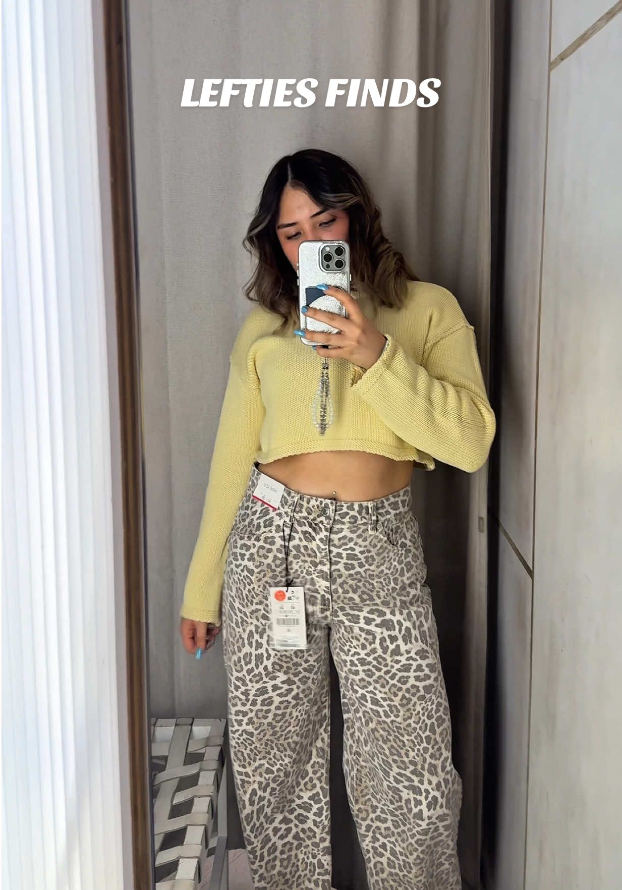 El pantalón y el suéter fueron un 10/10 😍✨🐆 #lefties #leftiesfinds #shoppin #shoppingfun #vlogs #compras #comprandoropa 