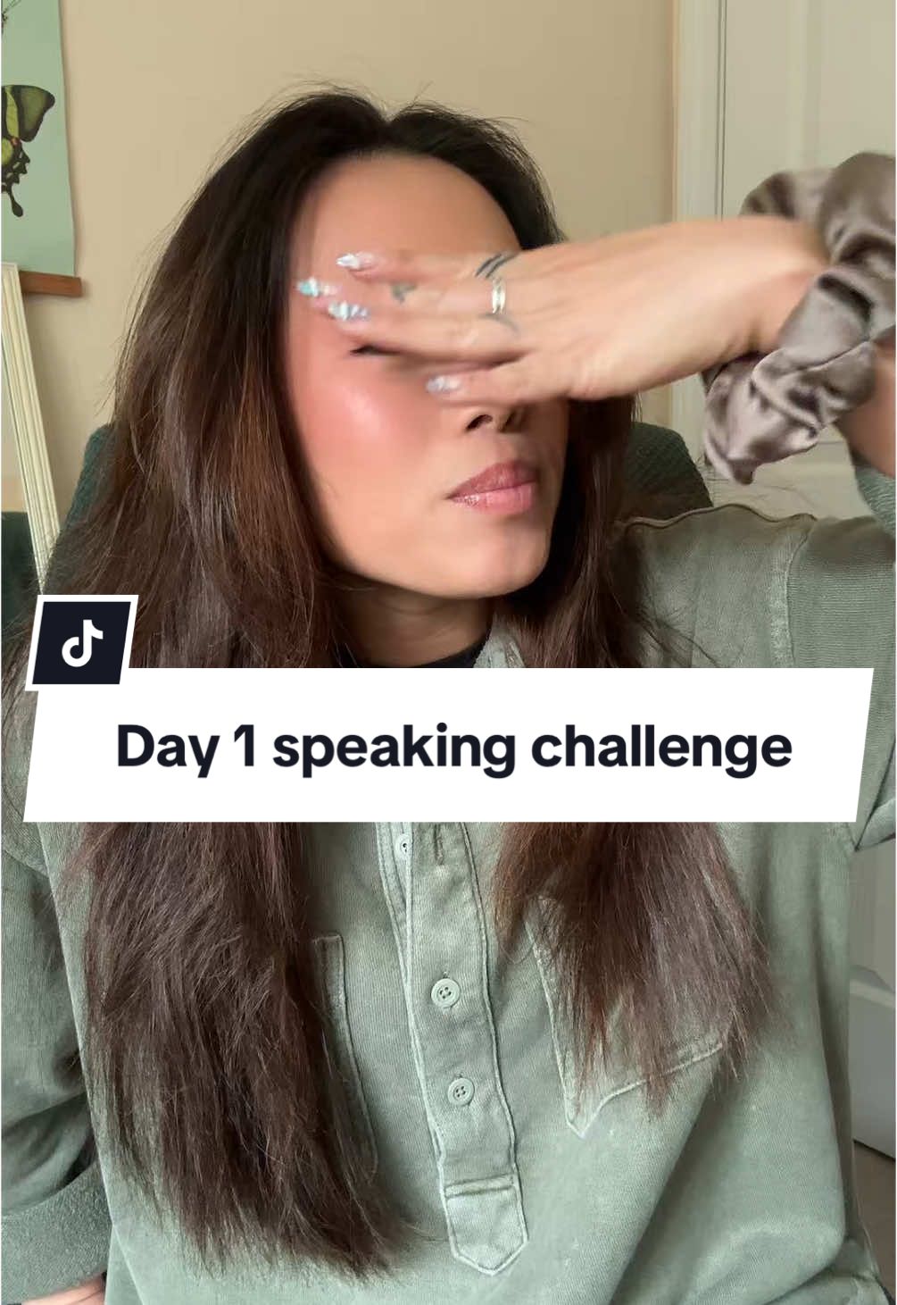 Day 1 of 1 minute speaking challenge!  Gosh I’m so nervous, but I hope to become less awkward, more confident and ready for virtual interviews 🤓