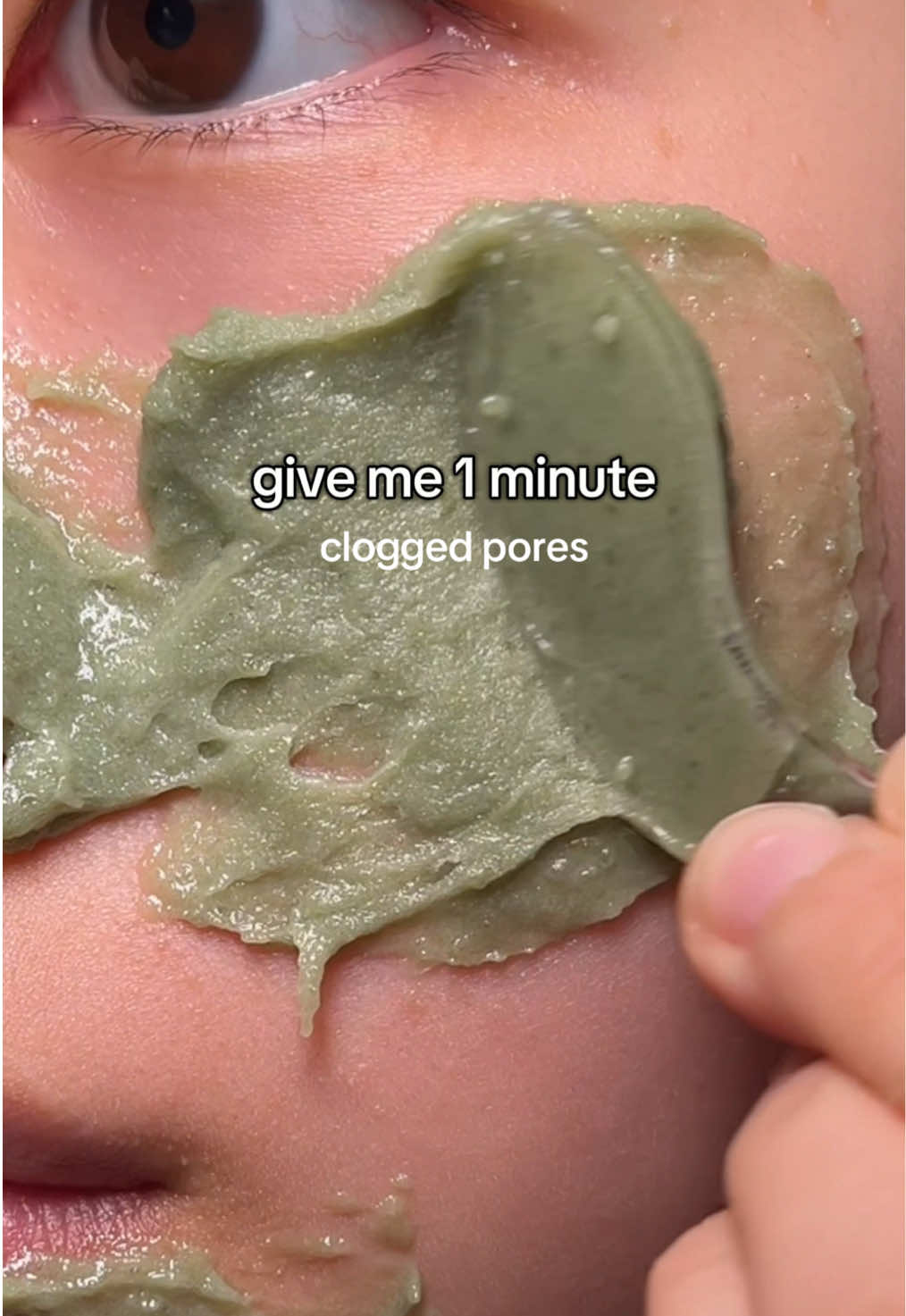 Only takes 1 minute to get rid of blackheads, clogged pores & skin texture with @Arencia rice mochi cleanser💚🍡✨ #arencia #mochicleanser #ricemochicleanser #cleanser #koreanskincare #viralskincare #trendingskincare #pores #blackhead #beforeandafter #amazon 