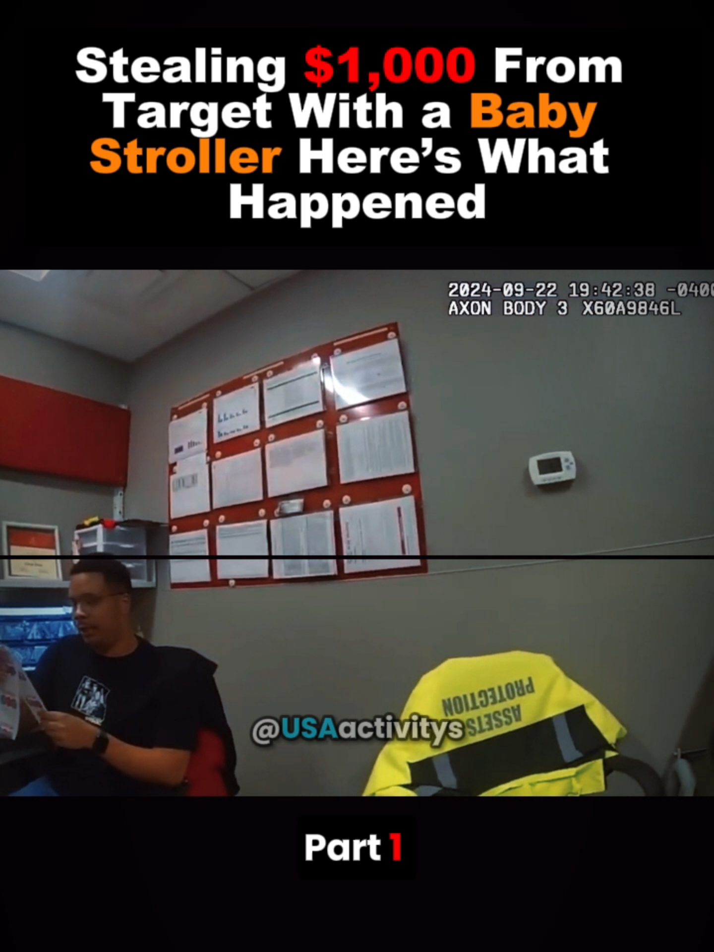 Stealing $1,000 From Target With a Baby Stroller Here’s What Happened Part 1#cops #arrested #footage #policebodycam #bodycam #foryoupagе #police #law #crime #fbi #fbiagent #fyp