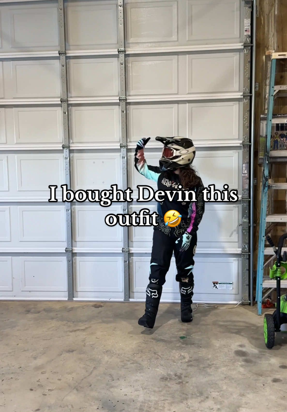 Well she definitely looks good now we just have to see it in action 😂 #hunteranddevin #Relationship #couple #moto 